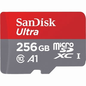 SanDisk Ultra 256GB microSDXC UHS-I Flash Memory Card with Adapter