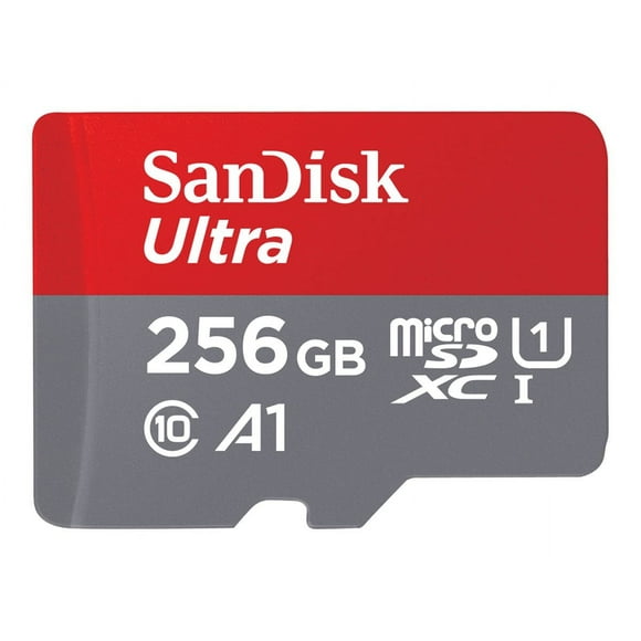 SanDisk Ultra 256GB microSDXC UHS-I Flash Memory Card with Adapter