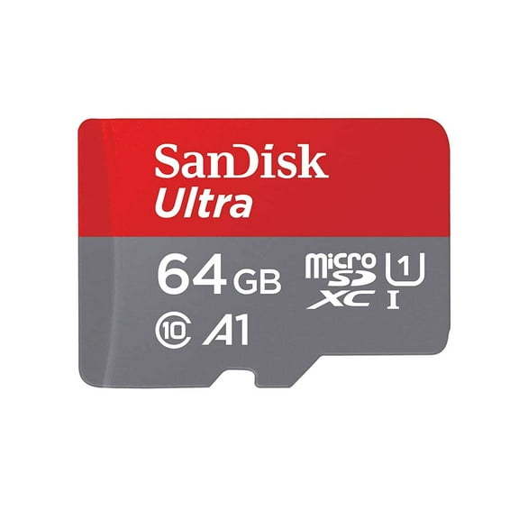 SanDisk Ultra 64GB Class 10 MicroSDXC Memory Card - SDSQUAR-064G-GN6MN