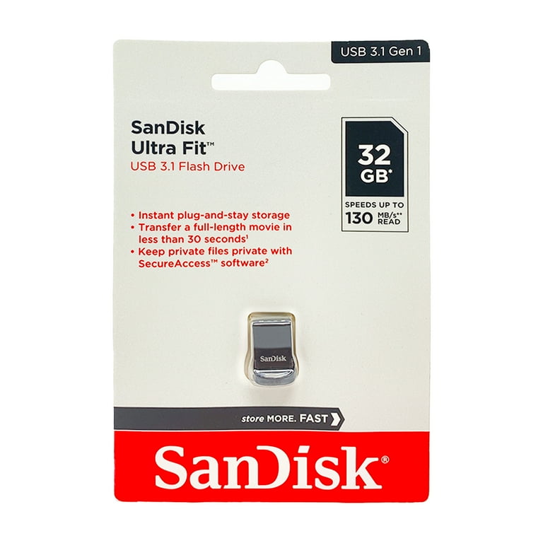 SanDisk Ultra Fit USB 3.1 32GB Flash Drive