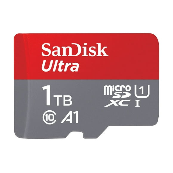 SanDisk Ultra - Flash memory card (microSDXC to SD adapter included) - 1 TB - A1 / UHS-I U1 / Class10 - microSDXC UHS-I