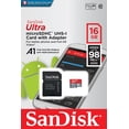 thumbnail image 1 of SanDisk Ultra Micro SD Card 16GB 32GB 64GB 128GB Memory Card with Adapter, 1 of 2