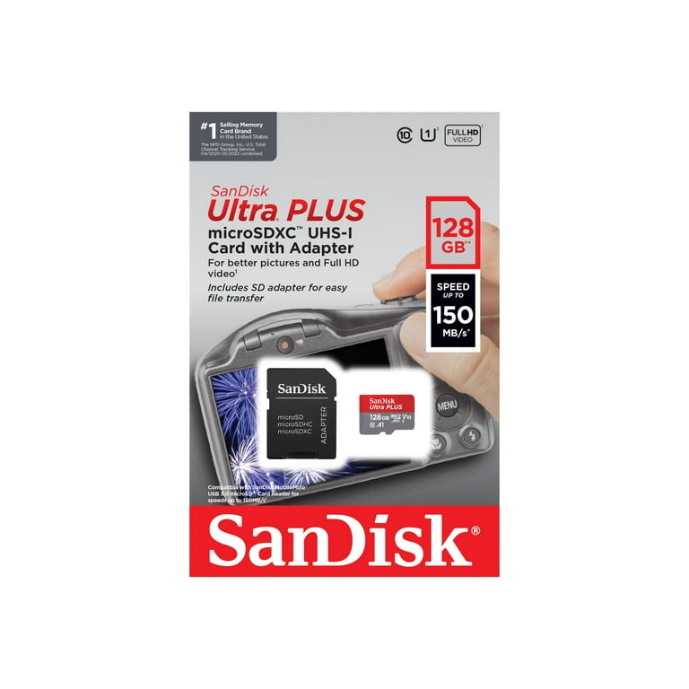 microSDXC Memory Card, UHS-I U1 Class 10, 128 GB microSDXC Memory Card, UHS-I U1 Class 10, 128 GB