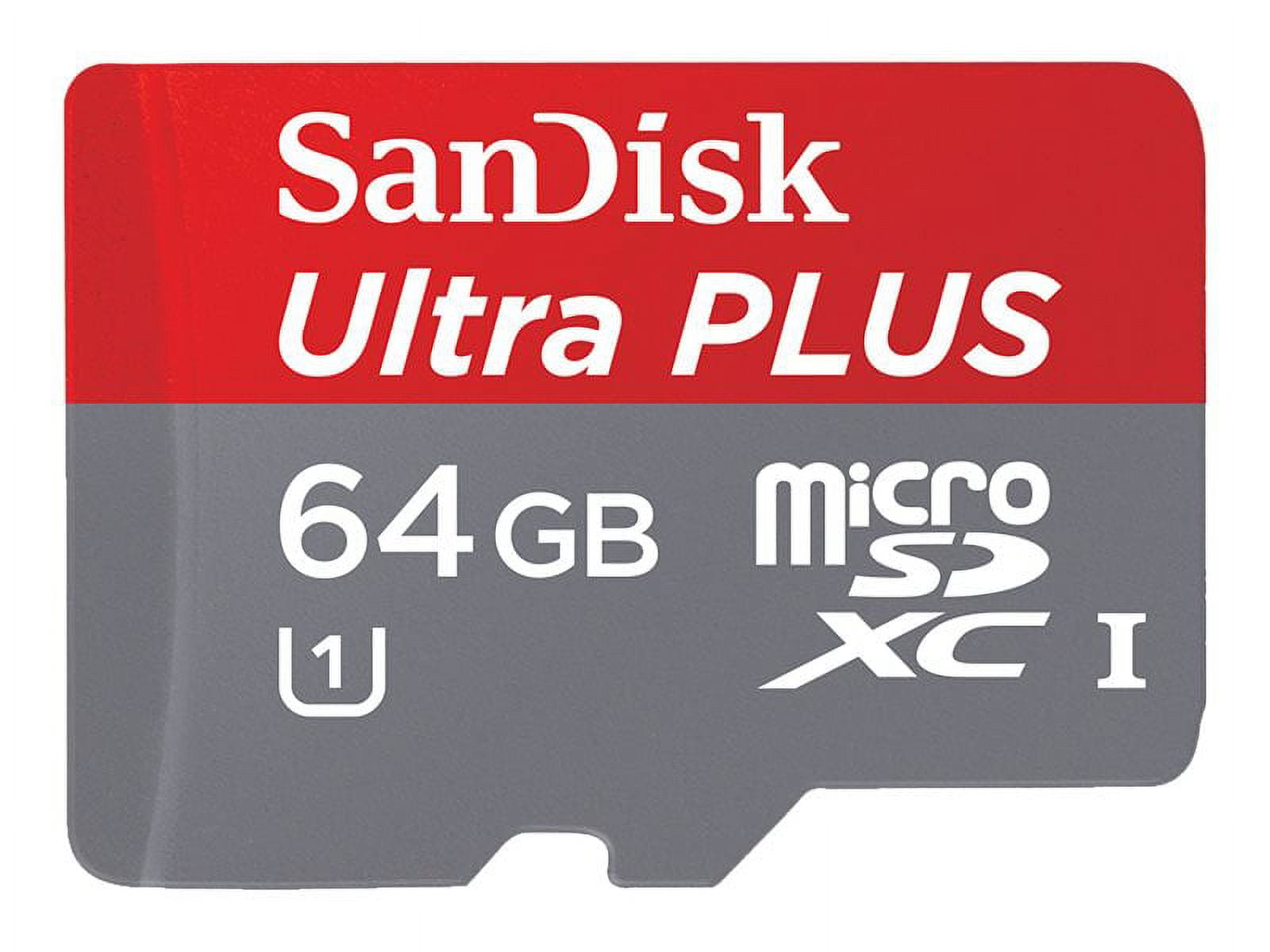 SanDisk Ultra PLUS Flash memory card (microSDXC to SD adapter