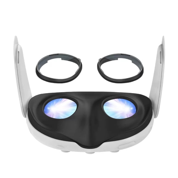 SanGlyptic Compatible with Meta Quest 3 Quest 3S VR Headset Injection Molding Myopia Eyeglass Bracket, Replaceable Anti Blue Light Hyperopia Non-Spherical Lens Accessories