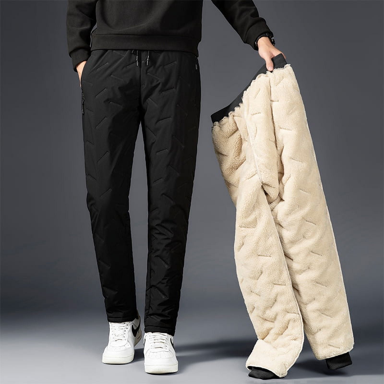 Sherpa lined sales pants mens