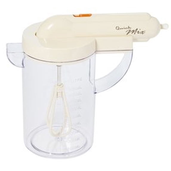 Sana Enterprises Cordless Kitchen Mixer with Whisk & 1 Liter Measuring Cup – 2 Speed Handheld, Hands-Free, Portable, Easy Clean, Ideal for Eggs, Batter, Smoothies & More