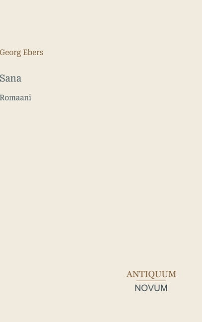 Sana: Romaani, (Hardcover)