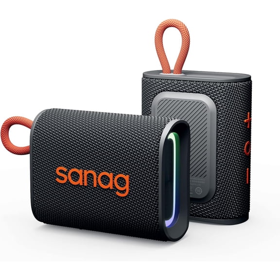 Sanag Bluetooth Speakers, M13S Pro Max Outdoor Speakers with RGB Light, Wireless Speaker with IPX7 Waterproof Portable Speaker with Punchy Bass and 360° Stereo Sound for Outdoor and Indoor