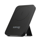 Sanag Portable Charger Power Bank with Kickstand Function, 5000mAh Magnetic Wireless Power Bank 20W PD Fast Charging with USB-C MagSafe Battery Pack for iPhone 14/13/12 Series