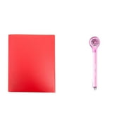 Sanamity Plastic Prong Folders Correction Tape Pen 6M*5Mm Pocket White Out Correction Tape For Note Taking Marking Crafting Journaling Light Luxury Plastic Folder With Pockets And Prongs Pink