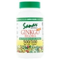 Sanar Naturals Ginkgo Biloba Dietary Supplement Capsules, 500mg, 100 ct