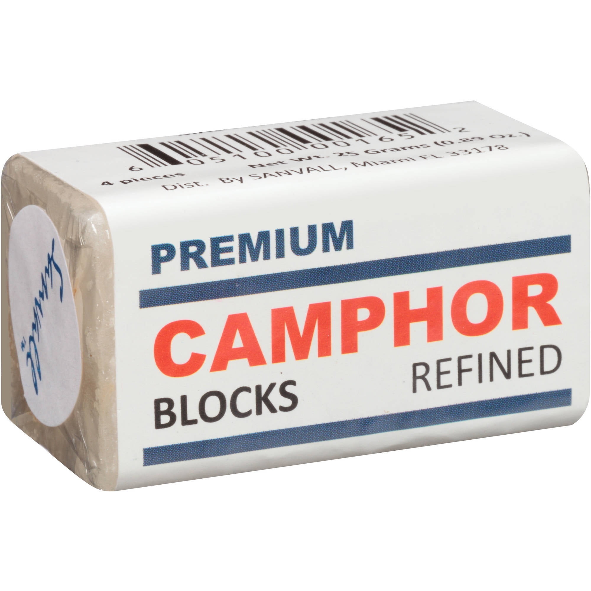Sanar Naturals Premium Camphor Blocks, 4 Tablets Each - Refined Alcanfor,  No Residue, Bed Bug Insect Repellant, Prevent Tool Tarnish and Rust 