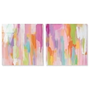 Sanasa Set Acrylic Print Sunset Wall Art Set by Art Remedy, Ready to Hang, 12 x 12