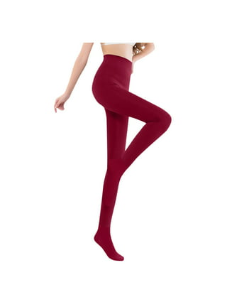 Buy GEIFA Winter Thick Yoga Waistband Blackout Tights Fleece Lined Thermal  Stretchy Pantyhose Pack of 1 (L) at