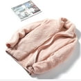 thumbnail image 1 of Sanbonepd Women Fleece Jacket Winter Plus Size Warm Outwear Plush Loose Lapel Coat, 1 of 4