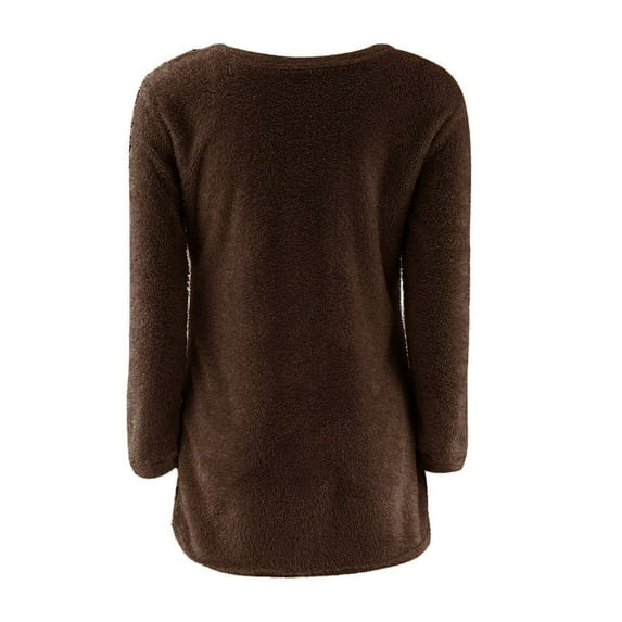 Sanbonepd Womens Sweater Dress Casual Solid Long Sleeve Jumper Sweaters Blouse CO M