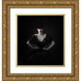 thumbnail image 1 of Sanchez, Alfredo 12x13 Gold Ornate Wood Framed with Double Matting Museum Art Print Titled - The Black Rose...., 1 of 4