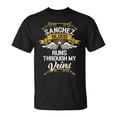 thumbnail image 1 of Sanchez Blood Runs Through My Veins TShirt, 1 of 6