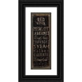 thumbnail image 1 of Sanchez, Luis 9x18 Black Ornate Wood Framed with Double Matting Museum Art Print Titled - Red Wines, 1 of 4