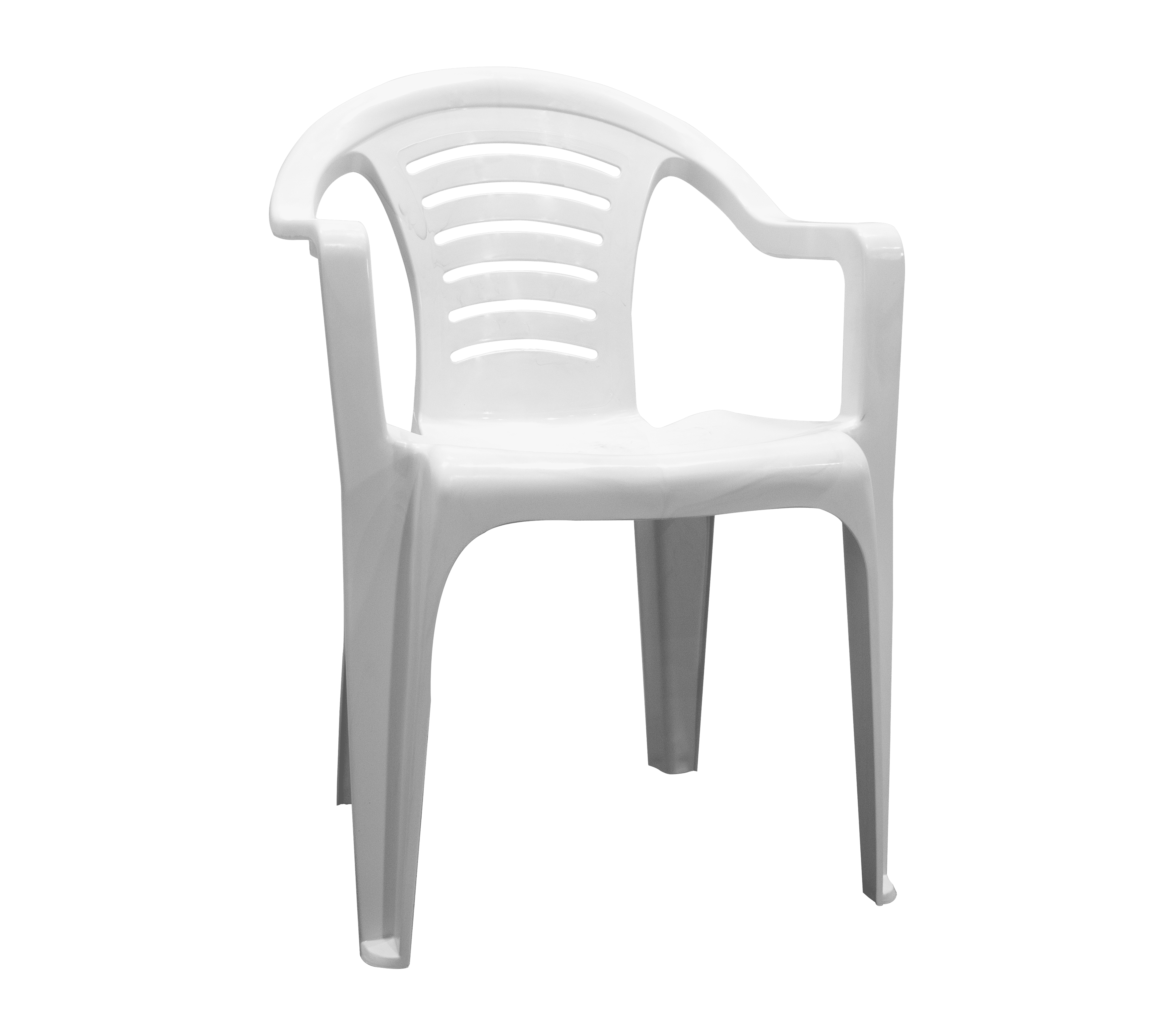 Sanchia White Plastic Chair for Adults - Durable Outdoor Seating