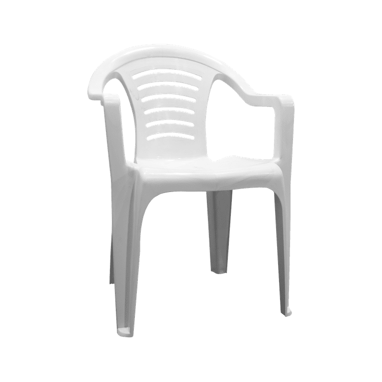 Sanchia White Plastic Chair for Adults Walmart