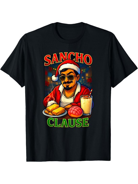 Sancho Clause Latino Santa Christmas T T-Shirt