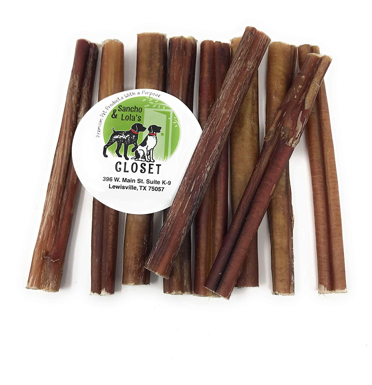 Sancho & Lola's Bully Sticks for Dogs Standard 9.5oz ( Count) Made in
