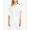thumbnail image 1 of Sanctuary Borrego Striped Tie Front Shirt White 2XS, 1 of 1