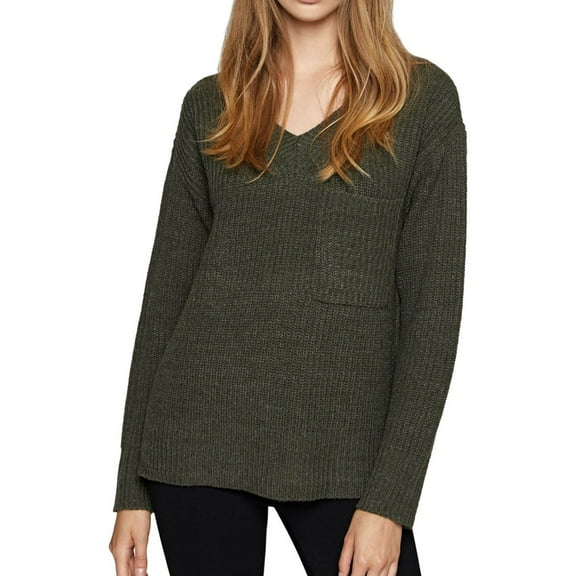 Sanctuary Clothing Womens Amare Knit Sweater, Green, X-Small