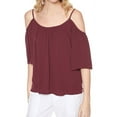 thumbnail image 1 of Sanctuary Clothing Womens Camilla Knit Blouse, Purple, X-Small, 1 of 2