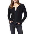 thumbnail image 1 of Sanctuary Clothing Womens Knit Pullover Blouse, Black, X-Small, 1 of 3