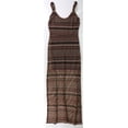 thumbnail image 1 of Sanctuary Clothing Womens Striped A-line Maxi Dress, Brown, Small, 1 of 1