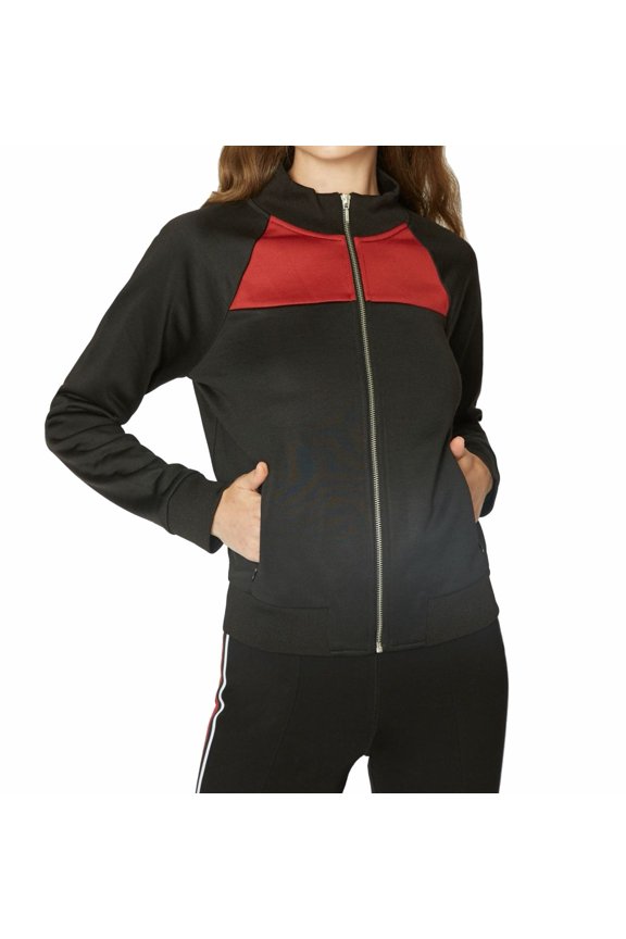 Sanctuary Clothing Womens Timeless Track Jacket, Black, X-Small