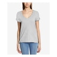 thumbnail image 1 of Sanctuary Clothing Womens Twist Sleeve Basic T-Shirt, Grey, X-Small, 1 of 3