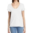 thumbnail image 1 of Sanctuary Clothing Womens Twist Sleeve Basic T-Shirt, White, X-Large, 1 of 2