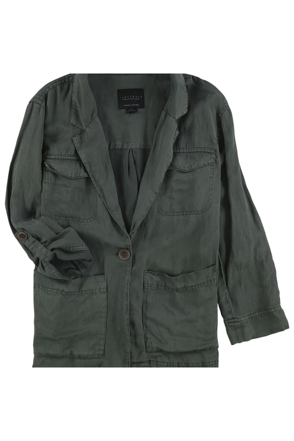 Clothing Womens Utility Jacket, Green, XX-Small