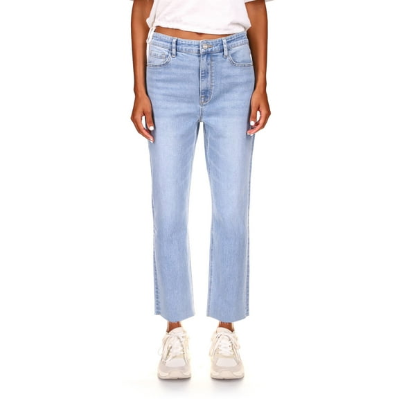 Sanctuary Denim Womens Denim Cropped Straight Leg Jeans