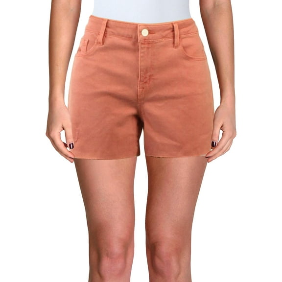 Sanctuary Denim Womens Denim Distressed Cutoff Shorts Pink 29