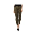 thumbnail image 1 of Sanctuary Denim Womens Juniors Denim High Rise Skinny Jeans Green 25, 1 of 2