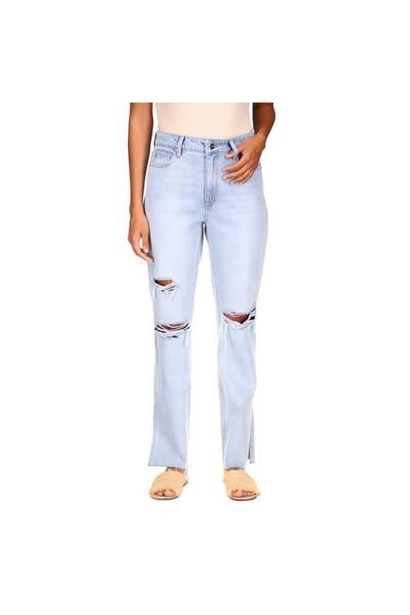 Flashback Wide-leg Ripped Jeans In Super Fade Cruze - 32
