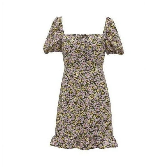 Sanctuary Floral Square Neck Mini Dress In Garden Valley - 4