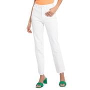 Sanctuary High-Rise Good Vibes Straight-Leg Jeans In Brilliant White - 30