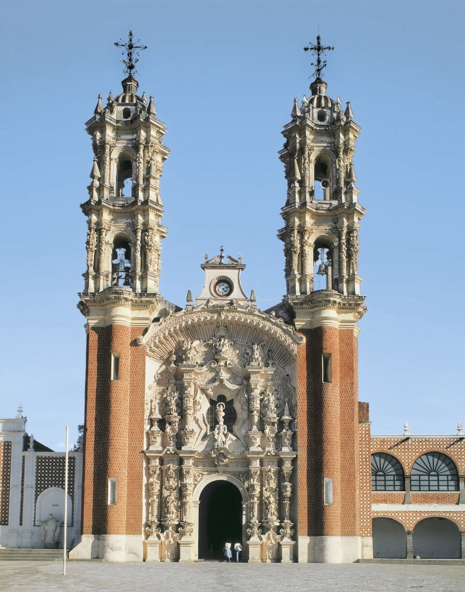 Sanctuary Of Our Lady Of Ocotl?™¬çn Canvas Art - (24 x 36)