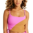 thumbnail image 1 of Sanctuary PINK AURA + MAPLE Balancing Act Cropped Tankini Swim Top, US Medium, 1 of 2
