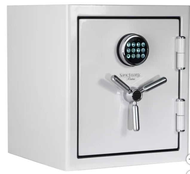 Sanctuary Onyx 1.34 cu.ft Fireproof Home & Office Safe with Electronic Lock, Matte Black