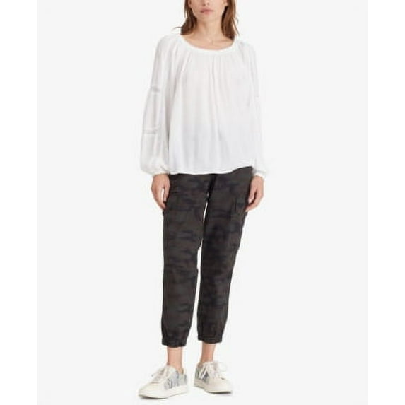 Sanctuary Say So Lace-inset Blouse In White - S