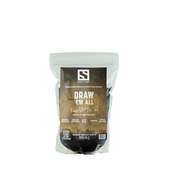 Sanctuary Seed Draw 'Em All 1/2  Food plot blend