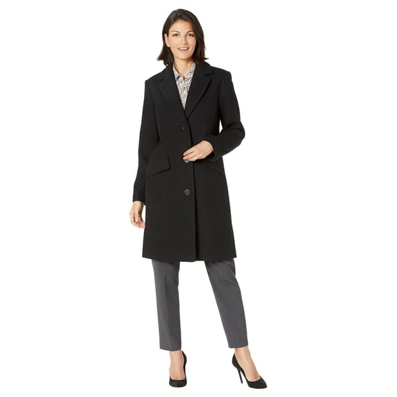 Sanctuary Single Breasted Wool Coat Black MD (US 8)