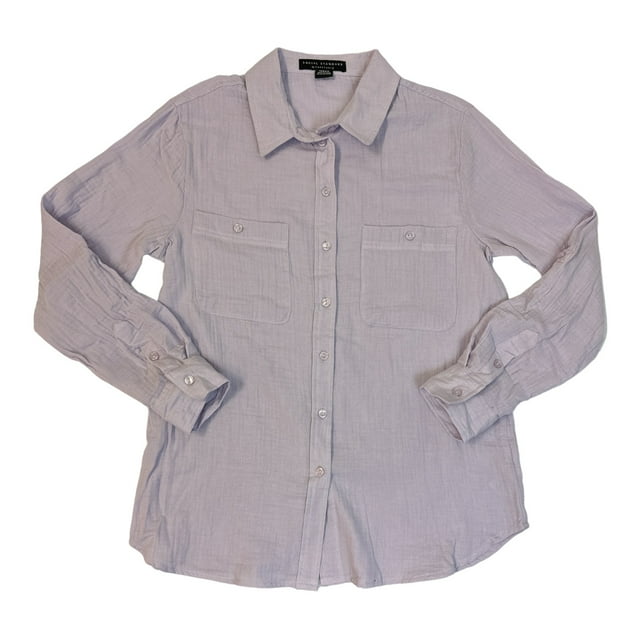 Sanctuary Social Standard Women's Gauze ButtonDown Shirt